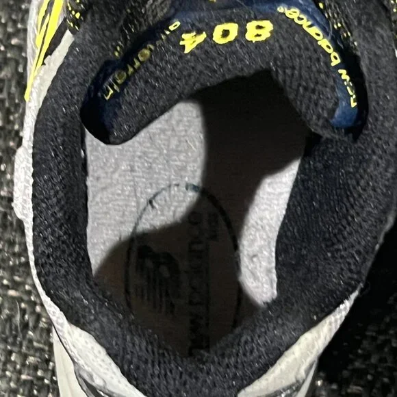 New Balance 804 Grey Black Shoes, Size 10 - Picture 6 of 12